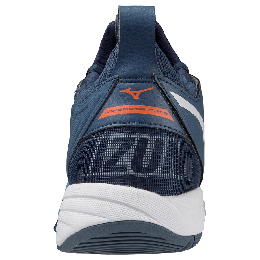 Azure Men's Mizuno Wave Momentum 2 Volleyball Shoes | Philippines-937451