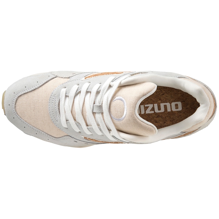 Beige Men's Mizuno Contender Undyed Sneakers | Philippines-283679