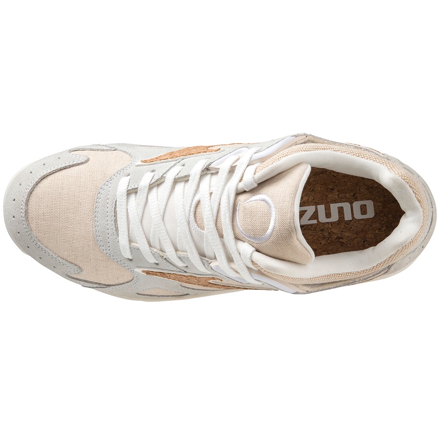 Beige Men's Mizuno Sky Medal Undyed Sneakers | Philippines-096415