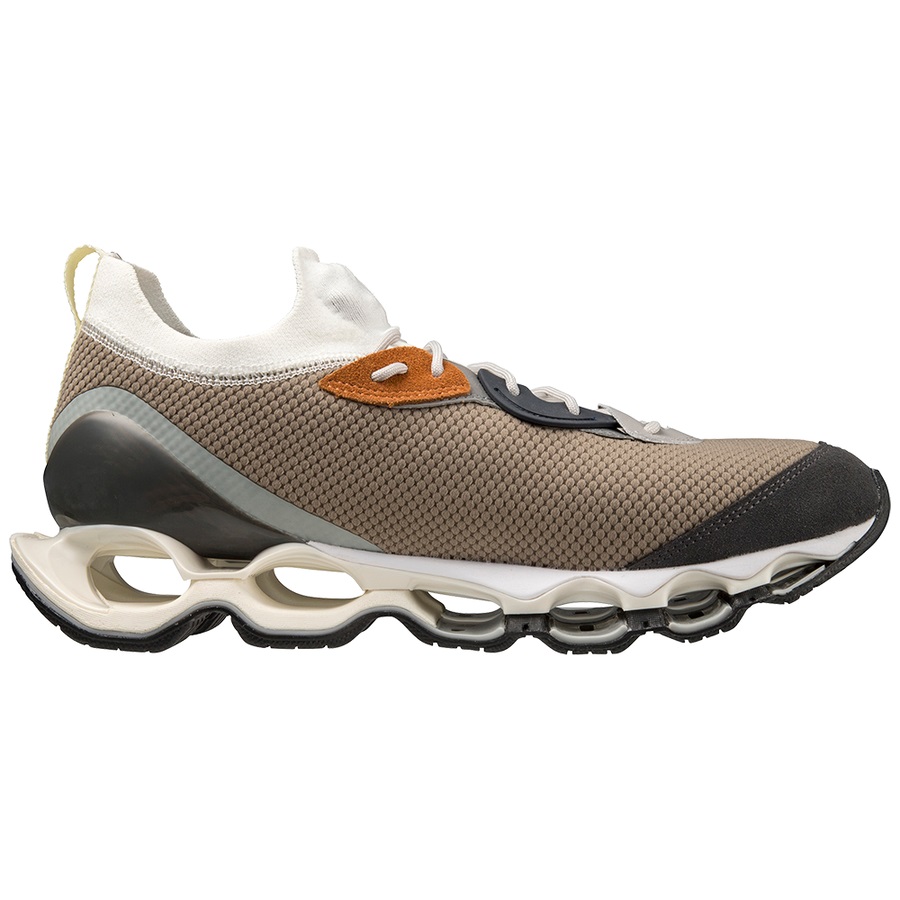 Beige Women's Mizuno Wave Prophecy Beta Sneakers | Philippines-149206