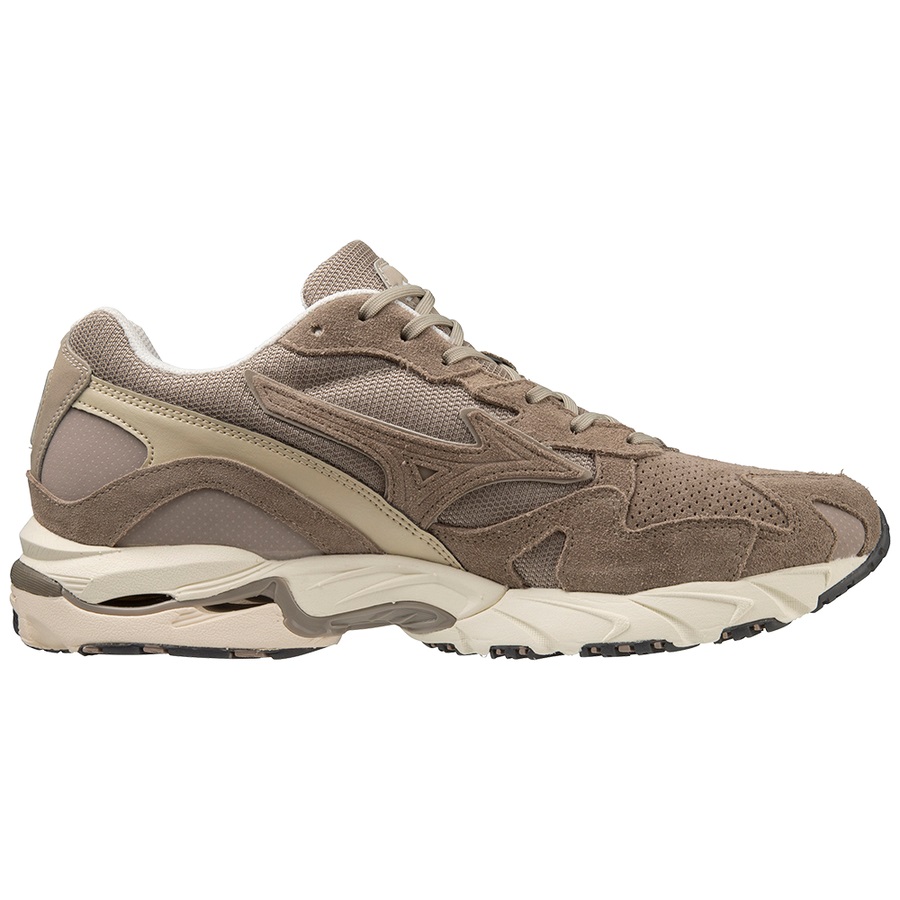 Beige Women's Mizuno Wave Rider 10 Premium Sneakers | Philippines-528796