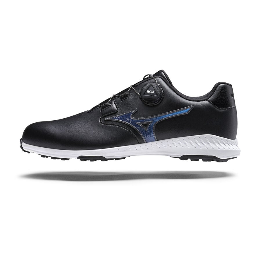 Black / Blue Men\'s Mizuno Nexlite GS Spikeless Golf Shoes | Philippines-342879