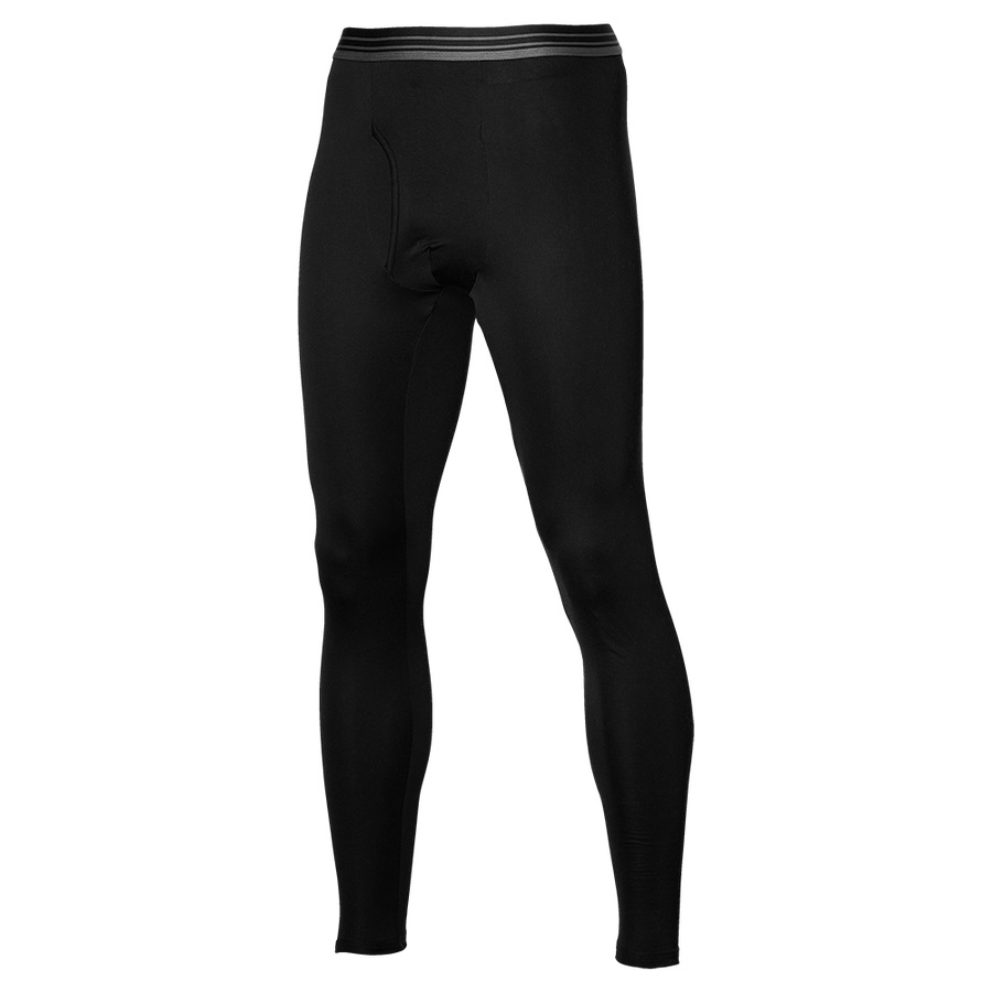 Black Men\'s Mizuno BT Under Long Tights | Philippines-964731