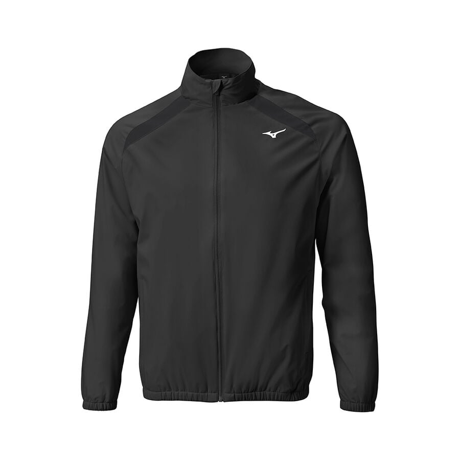 Black Men\'s Mizuno Breath Thermo Move Tech Jackets | Philippines-694351