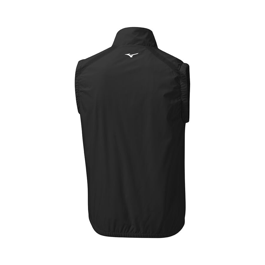 Black Men's Mizuno Breath Thermo Move Tech Vests | Philippines-953847