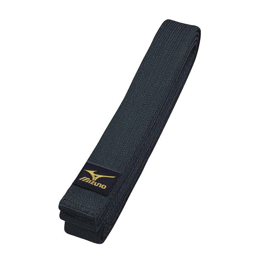 Black Men\'s Mizuno IJF RB Judo Belts | Philippines-462109