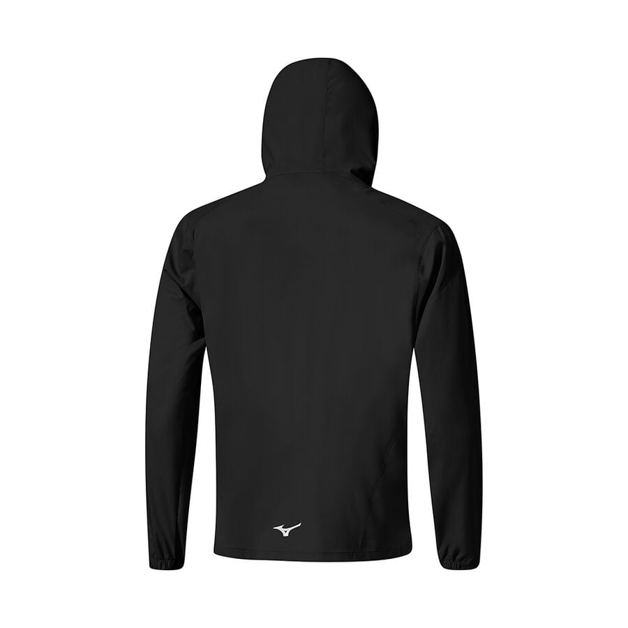 Black Men's Mizuno MT Drizzle Hoodie | Philippines-412853