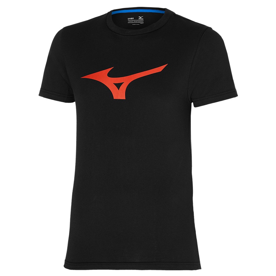 Black Men\'s Mizuno Rb Logo Tee | Philippines-870462