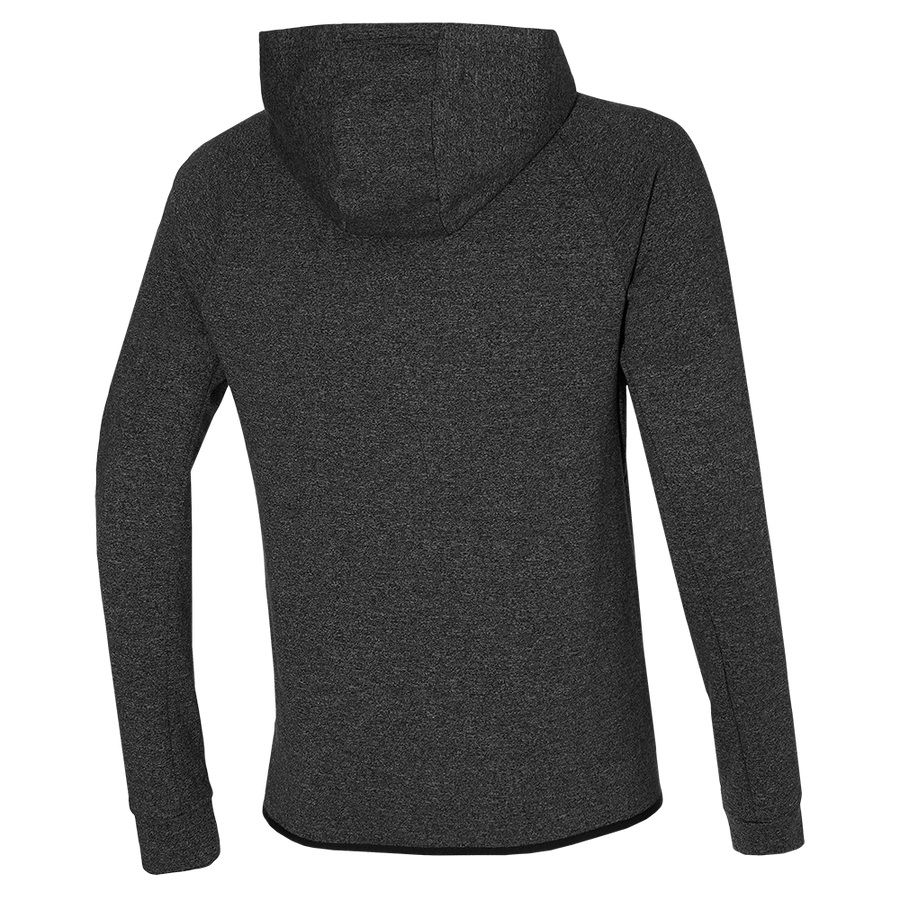 Black Men's Mizuno Rb Sweat Hoodie | Philippines-571869