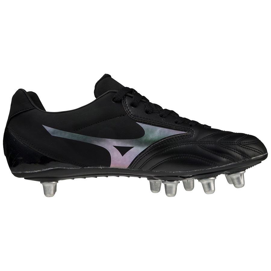 Black Men's Mizuno Waitangi Ps Rugby Boots | Philippines-250948