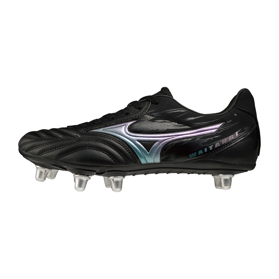 Black Men\'s Mizuno Waitangi Ps Rugby Boots | Philippines-250948