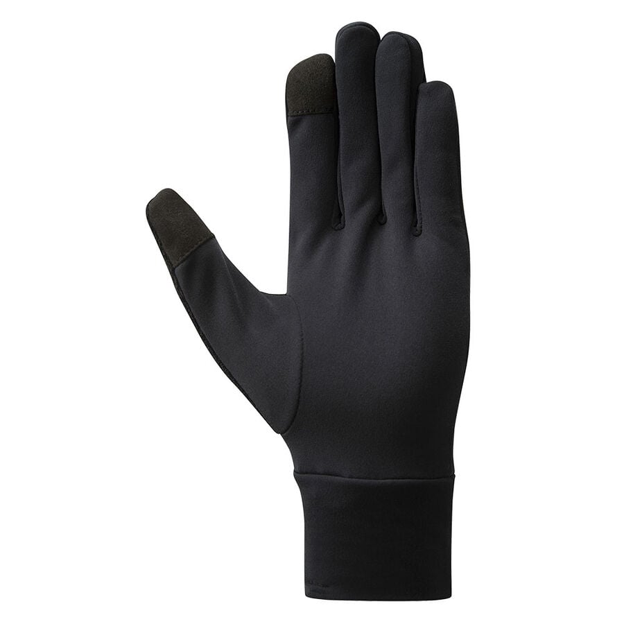 Black Men's Mizuno Warmalite Sports Gloves | Philippines-628074