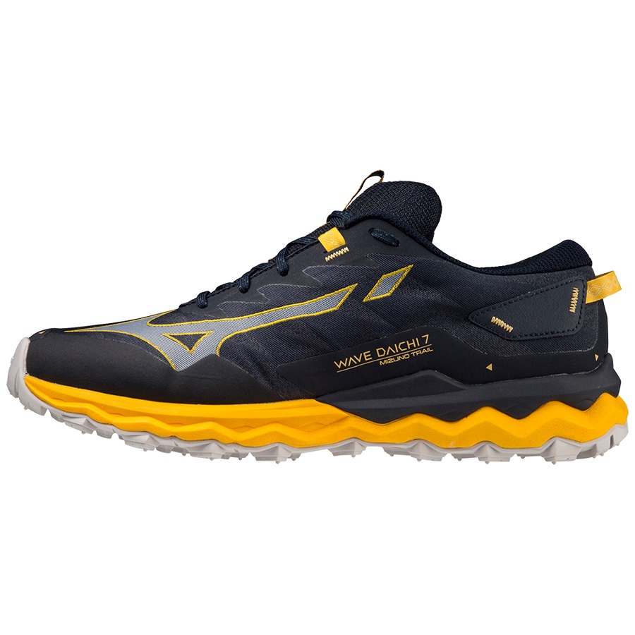 Black Men\'s Mizuno Wave Daichi 7 Trail Running Shoes | Philippines-246713