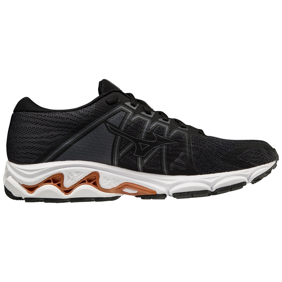 Black Men's Mizuno Wave Equate 6 Running Shoes | Philippines-617805