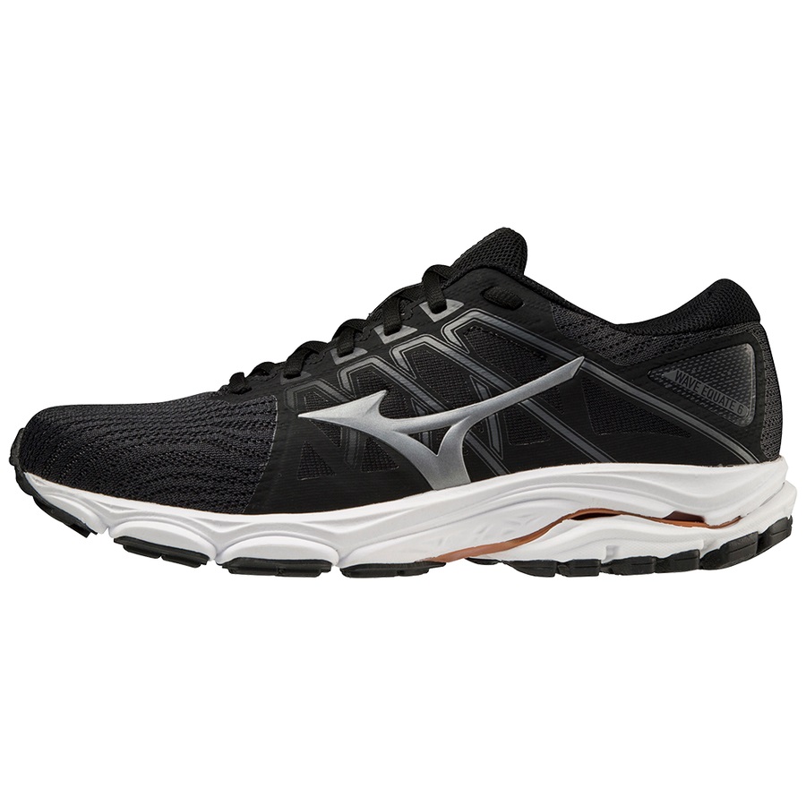 Black Men\'s Mizuno Wave Equate 6 Running Shoes | Philippines-617805