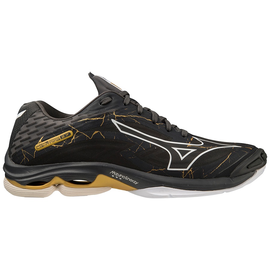 Black Men's Mizuno Wave Lightning Z7 Volleyball Shoes | Philippines-058173