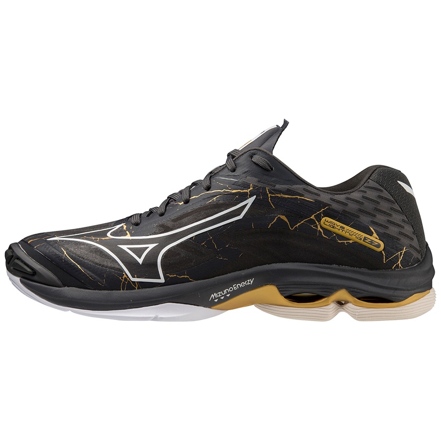 Black Men\'s Mizuno Wave Lightning Z7 Volleyball Shoes | Philippines-058173