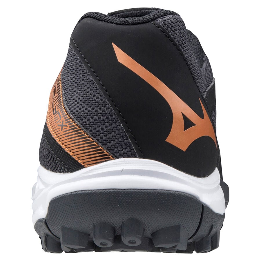 Black Men's Mizuno Wave Lynx Field Hockey Shoes | Philippines-163089