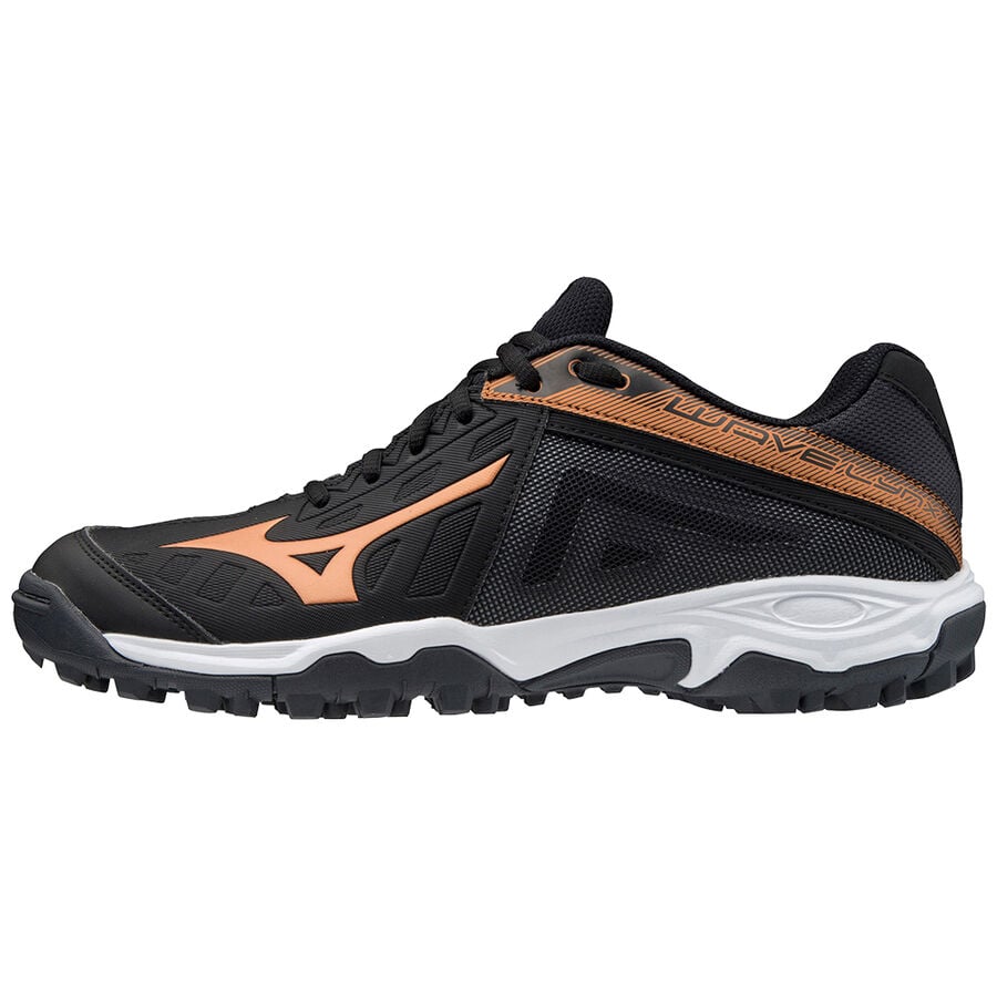 Black Men\'s Mizuno Wave Lynx Field Hockey Shoes | Philippines-163089