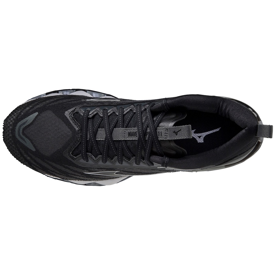 Black Men's Mizuno Wave Prophecy 11 Running Shoes | Philippines-469308