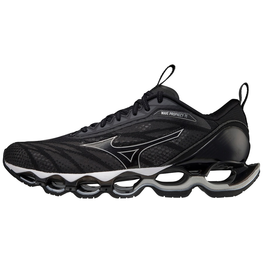 Black Men\'s Mizuno Wave Prophecy 11 Running Shoes | Philippines-469308