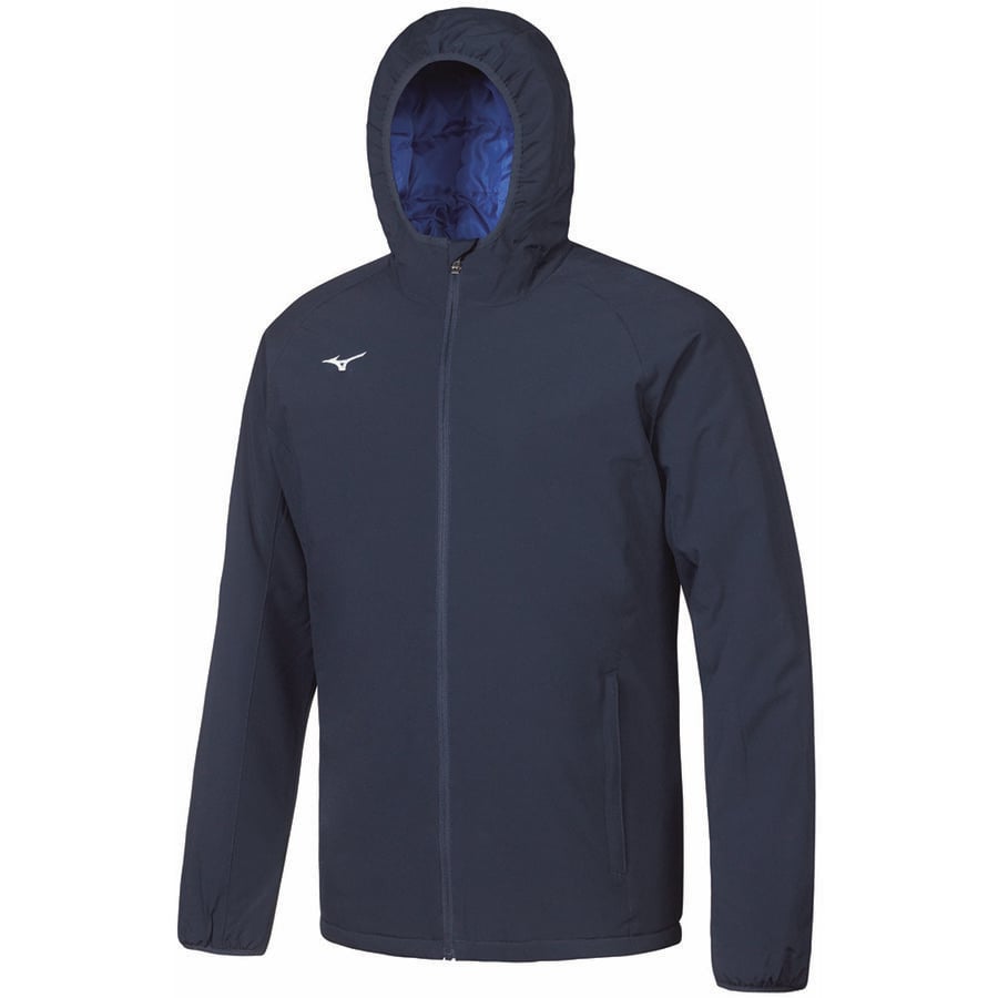 Black / Navy Men\'s Mizuno Padded Jackets | Philippines-493217