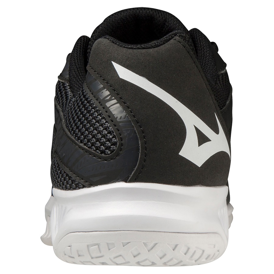 Black / White Men's Mizuno Thunder Blade 3 Volleyball Shoes | Philippines-905187