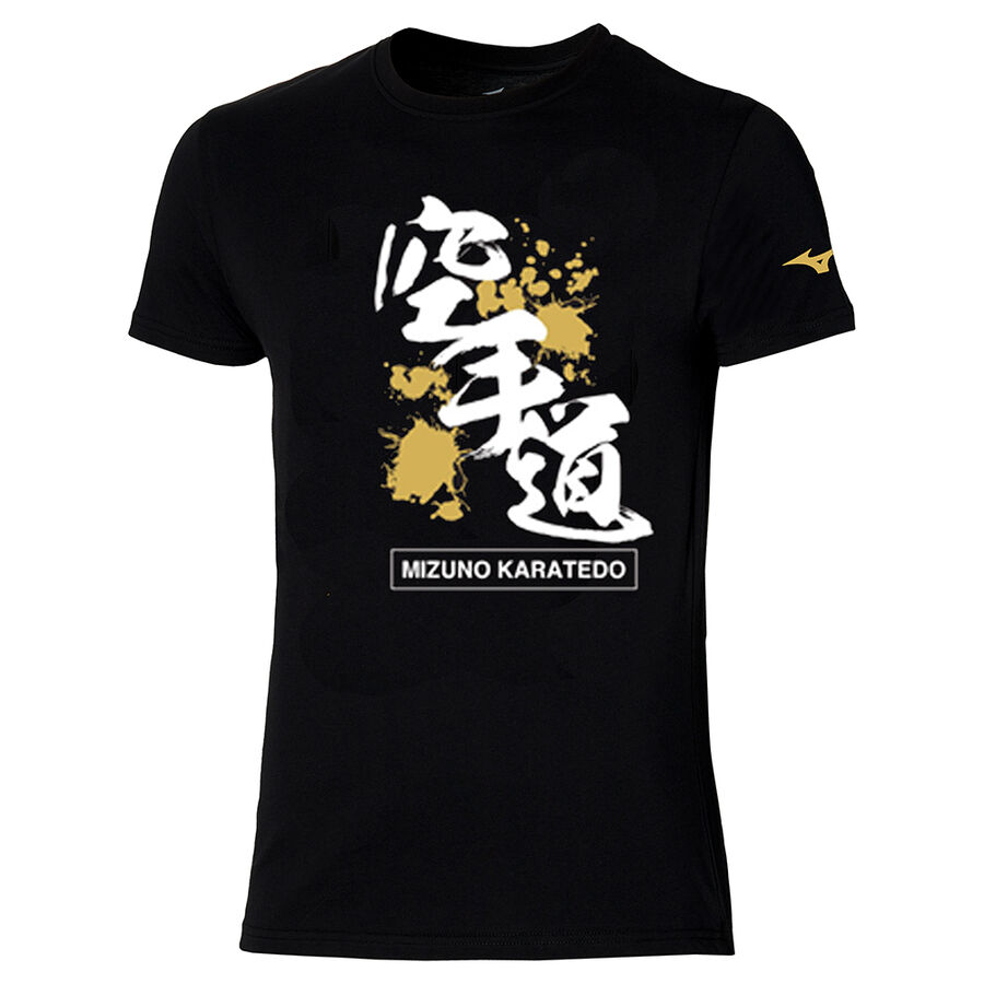 Black Women\'s Mizuno Karate Jr Tee | Philippines-920731