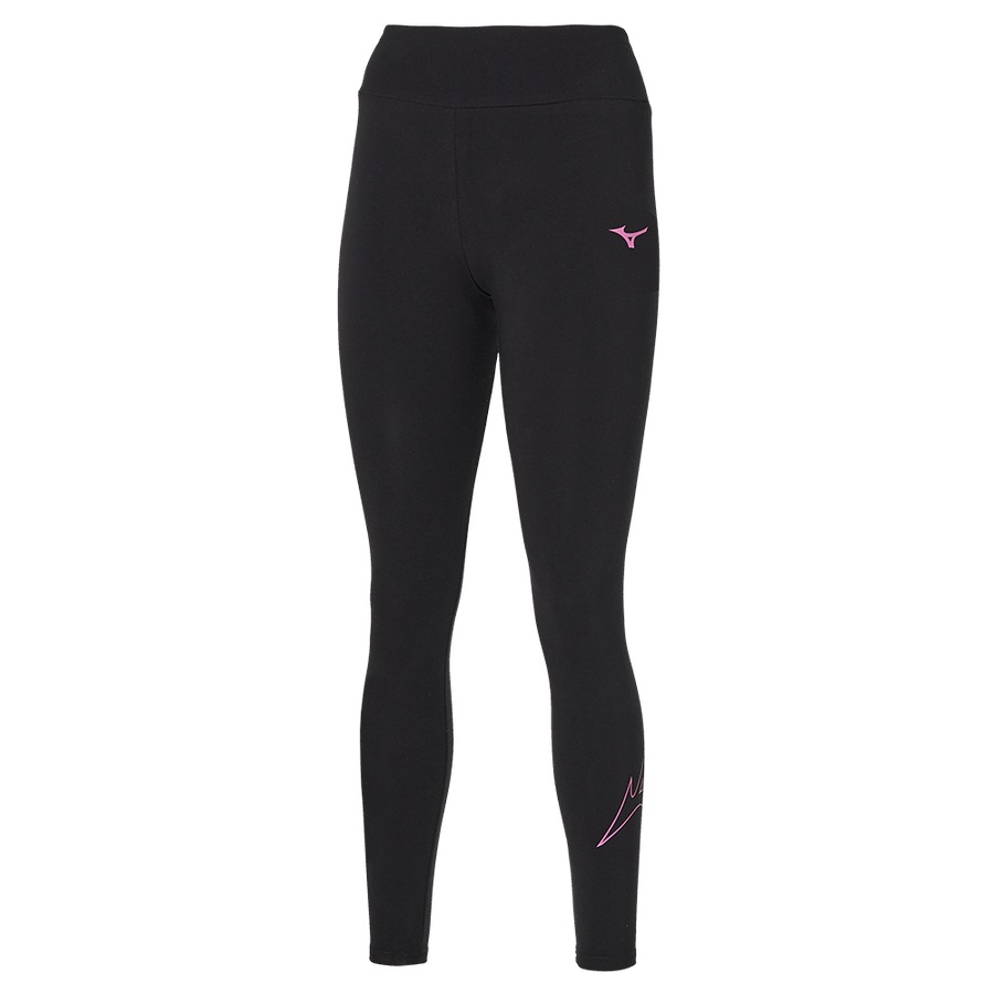 Black Women\'s Mizuno Rb Leggings | Philippines-108235