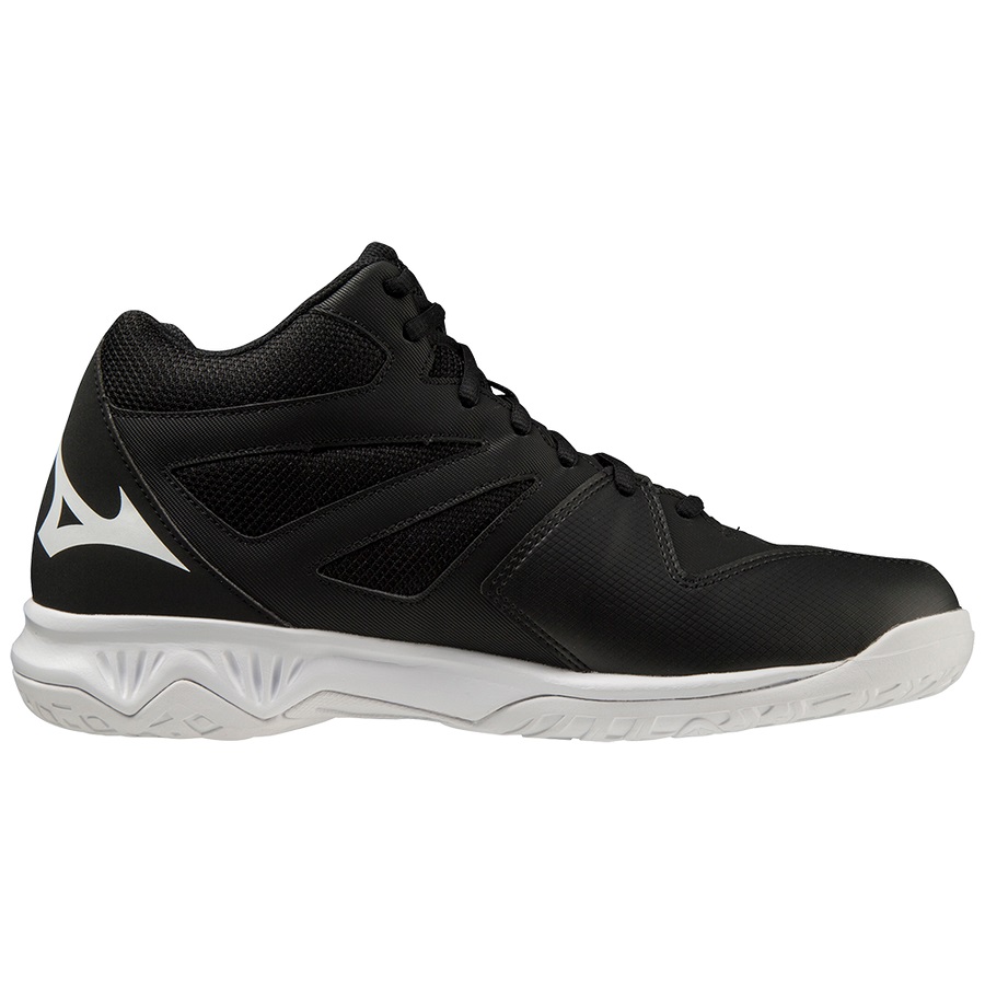 Black Women's Mizuno Thunder Blade 3 Mid Volleyball Shoes | Philippines-832579