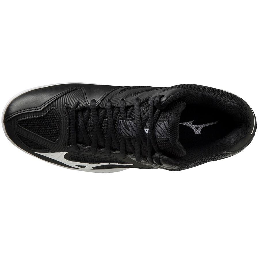 Black Women's Mizuno Thunder Blade 3 Mid Volleyball Shoes | Philippines-832579