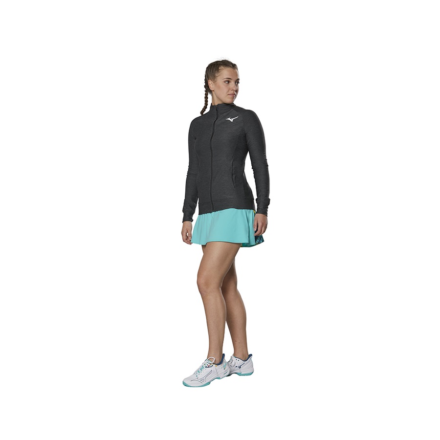 Black Women's Mizuno Training Jackets | Philippines-954760