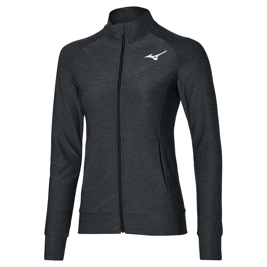 Black Women\'s Mizuno Training Jackets | Philippines-954760