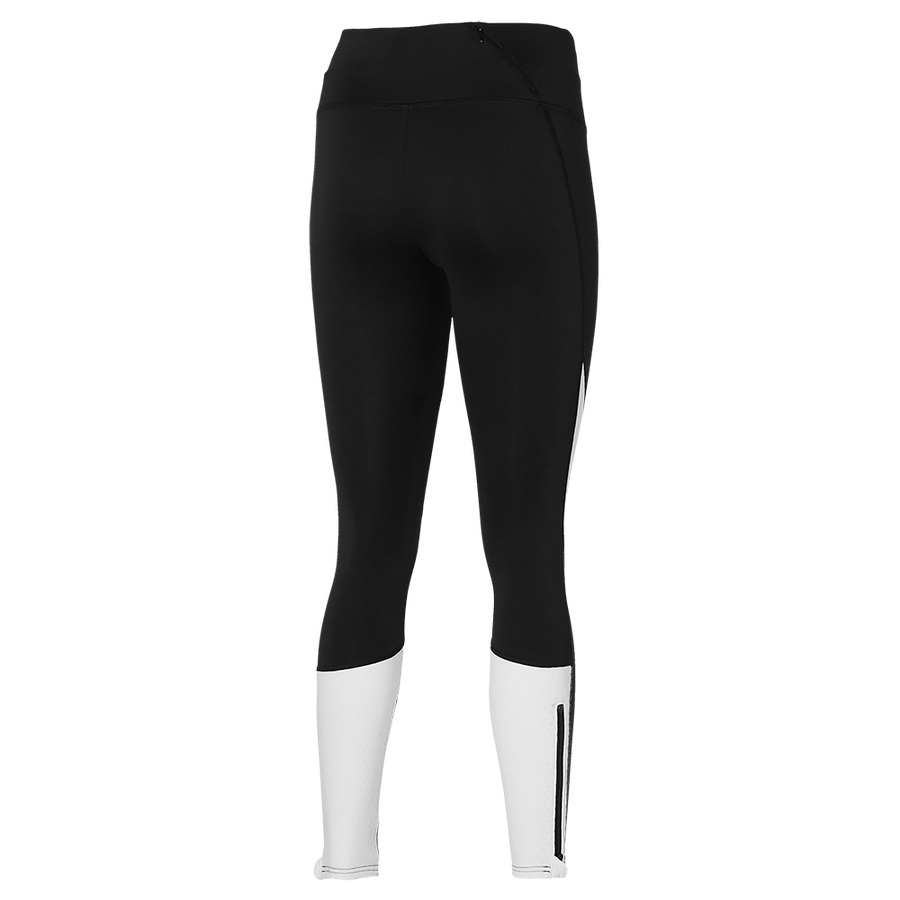 Black Women's Mizuno Warmalite Tights | Philippines-260398