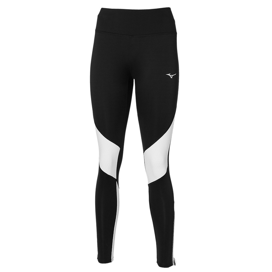 Black Women\'s Mizuno Warmalite Tights | Philippines-260398