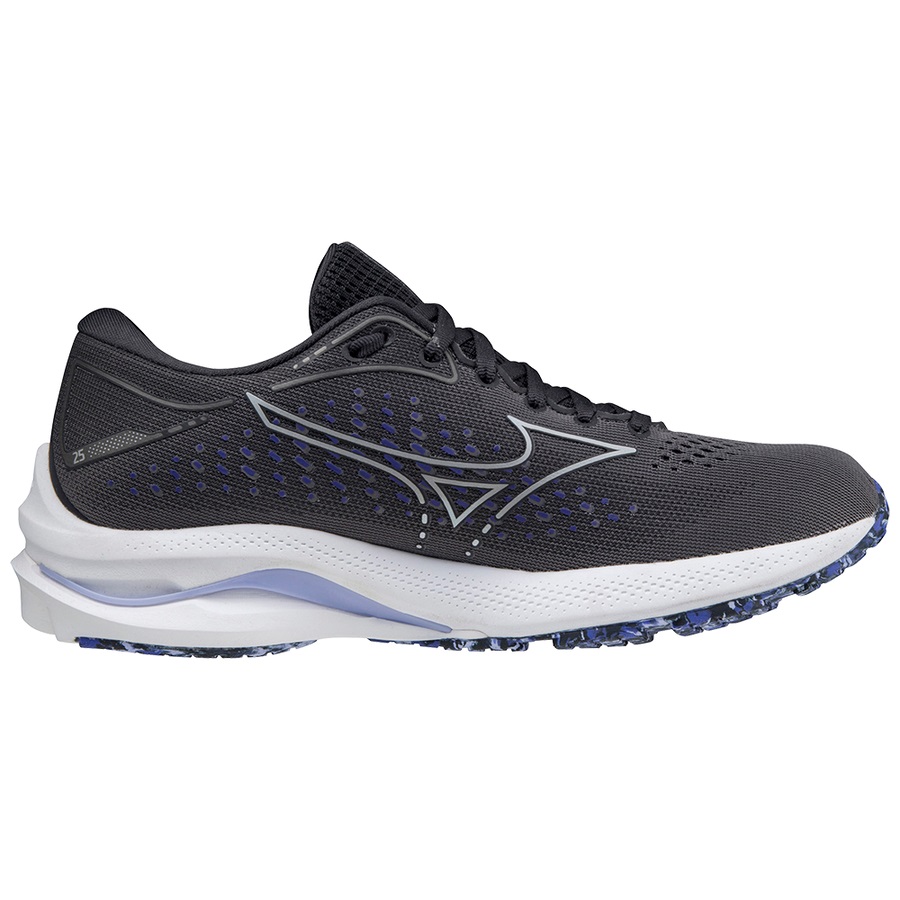 Black Women's Mizuno Wave Rider 25 Running Shoes | Philippines-086432