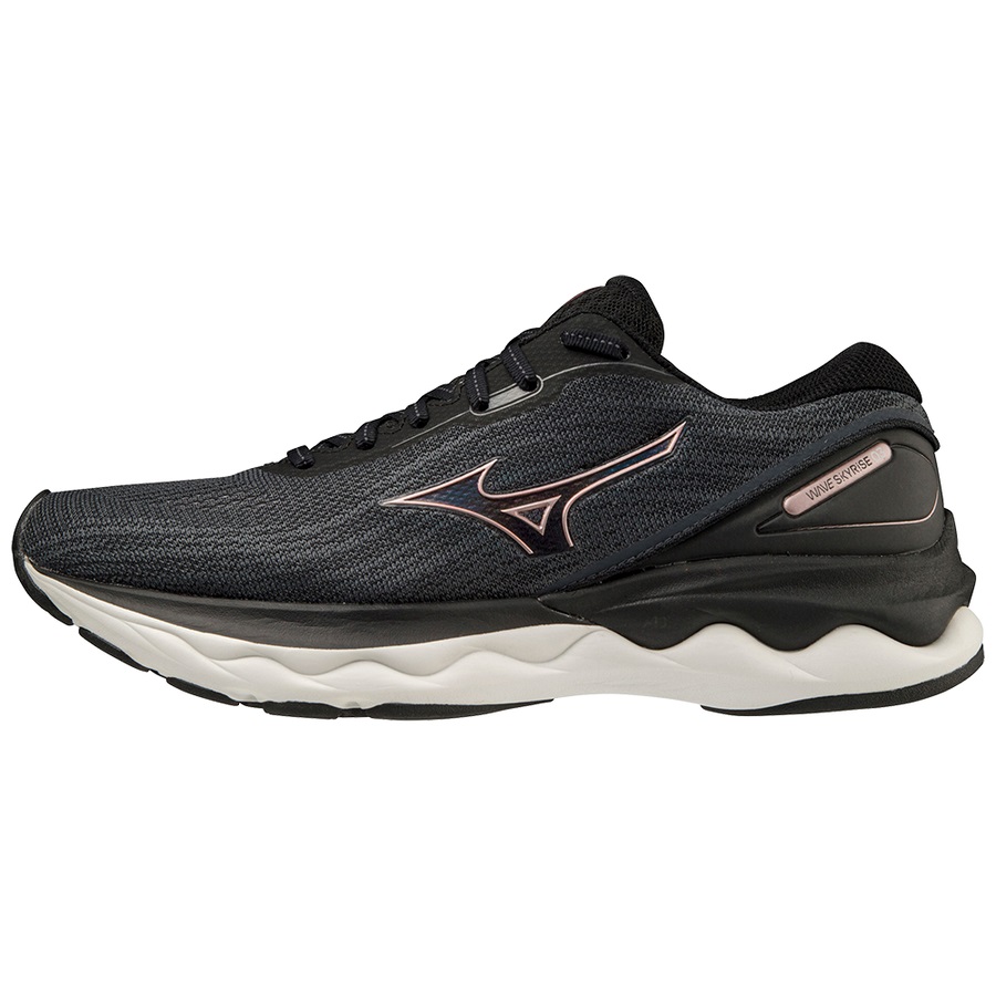 Black Women\'s Mizuno Wave Skyrise 3 Running Shoes | Philippines-453782