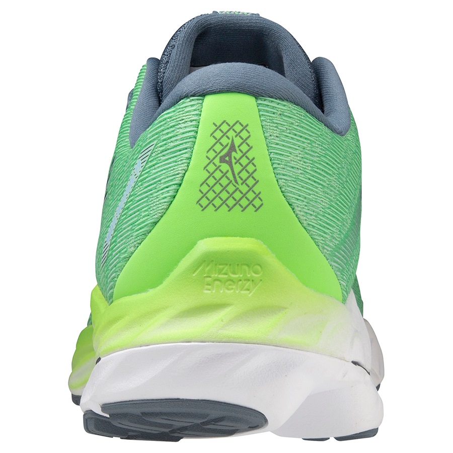 Blue / Green Men's Mizuno Wave Inspire 19 Running Shoes | Philippines-108694