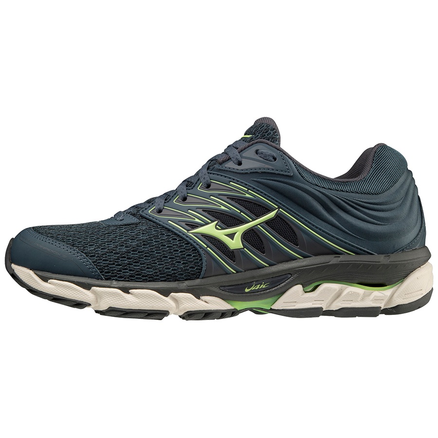 Blue / Light Green Men\'s Mizuno Wave Paradox 5 Running Shoes | Philippines-140368