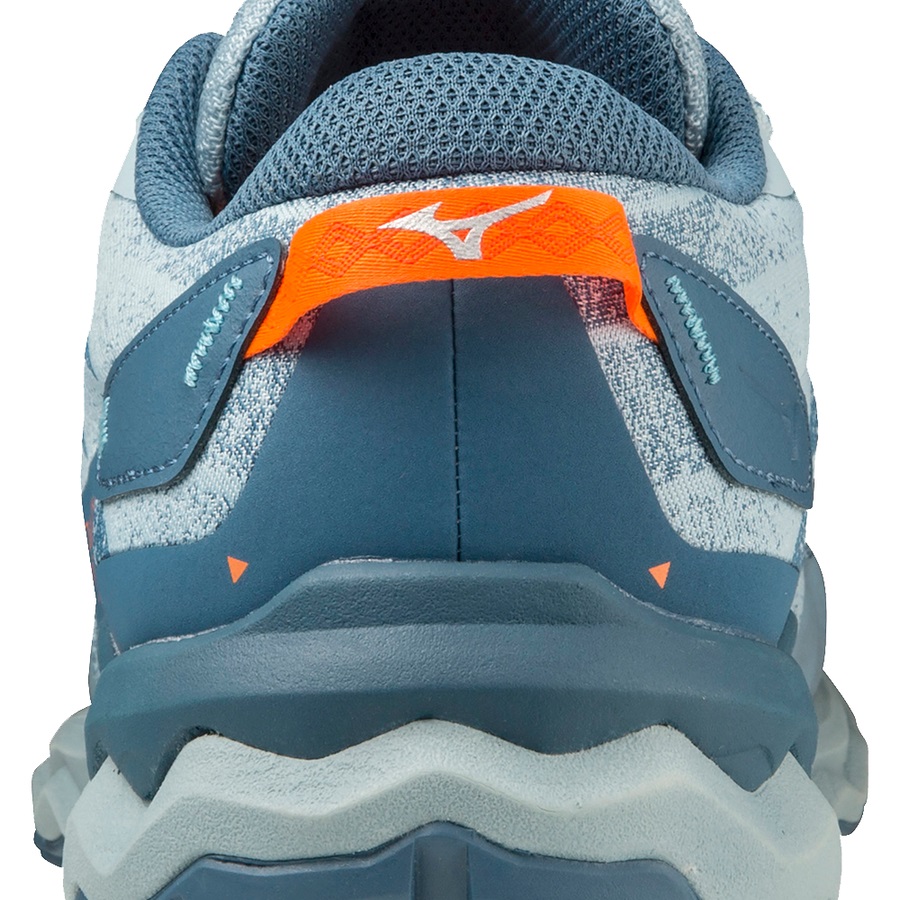 Blue / Light Orange Men's Mizuno Wave Daichi 7 Trail Running Shoes | Philippines-758426