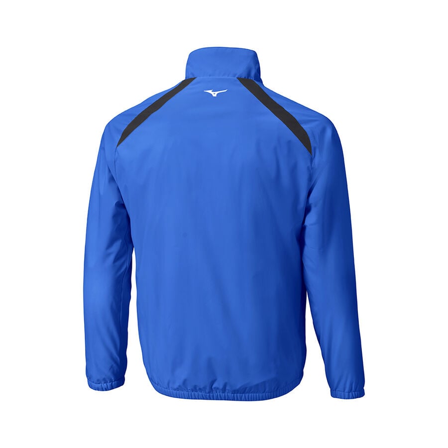 Blue Men's Mizuno Breath Thermo Move Tech Jackets | Philippines-540897