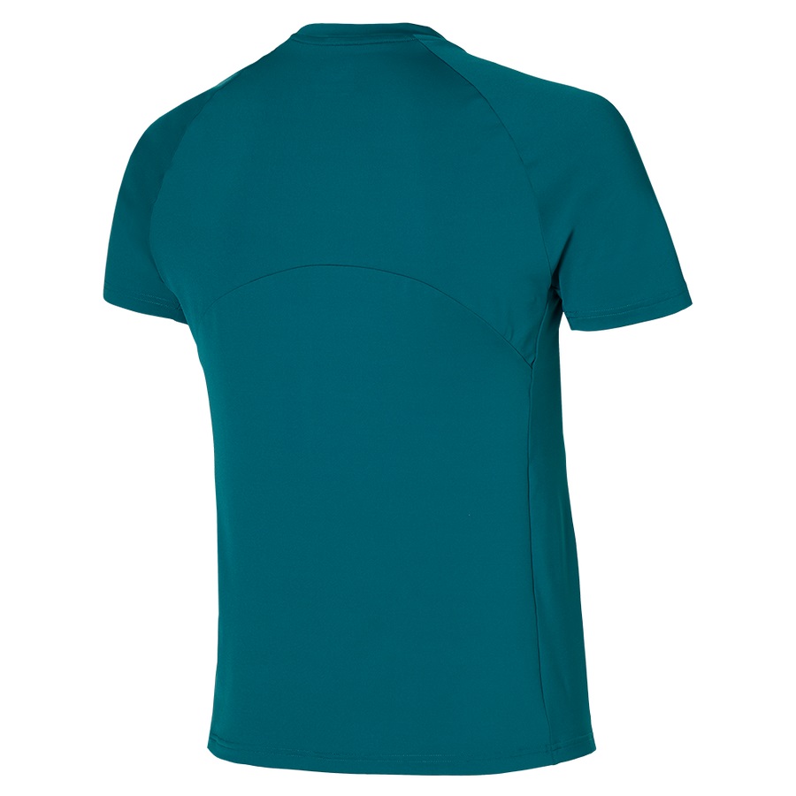 Blue Men's Mizuno Tee | Philippines-798315