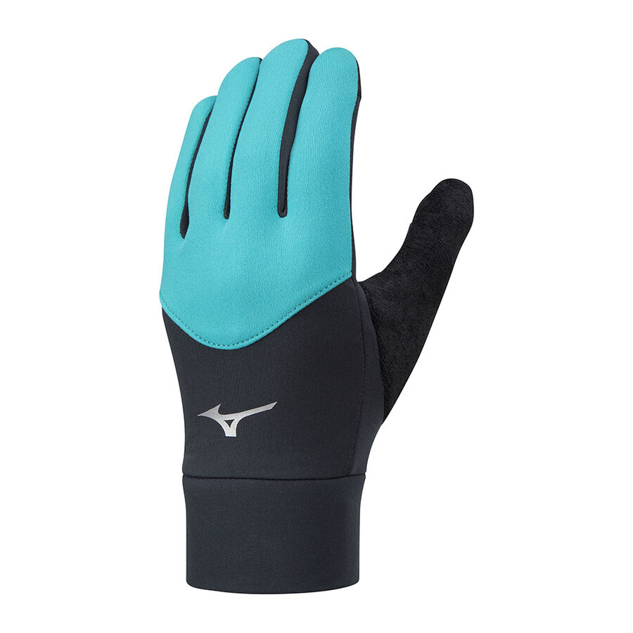 Blue Men\'s Mizuno Warmalite Sports Gloves | Philippines-276941