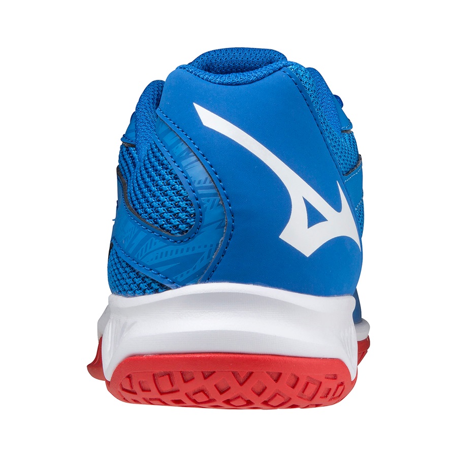 Blue / Red Men's Mizuno Lightning Star Z6 Jr Volleyball Shoes | Philippines-273014