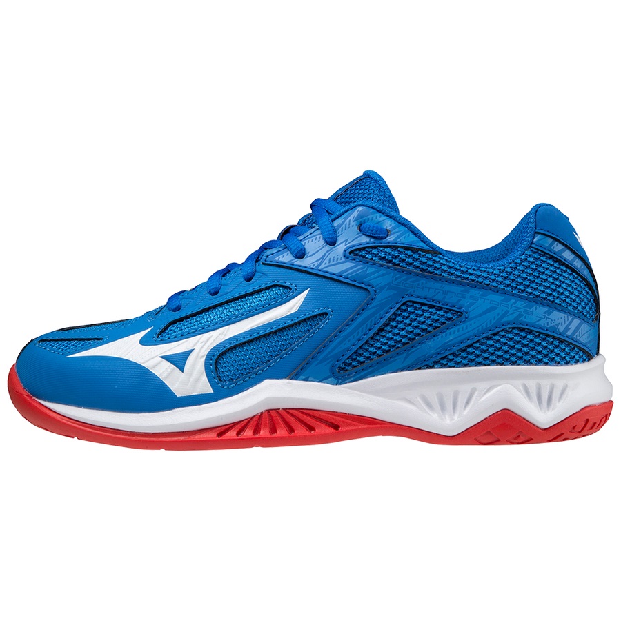 Blue / Red Men\'s Mizuno Lightning Star Z6 Jr Volleyball Shoes | Philippines-273014