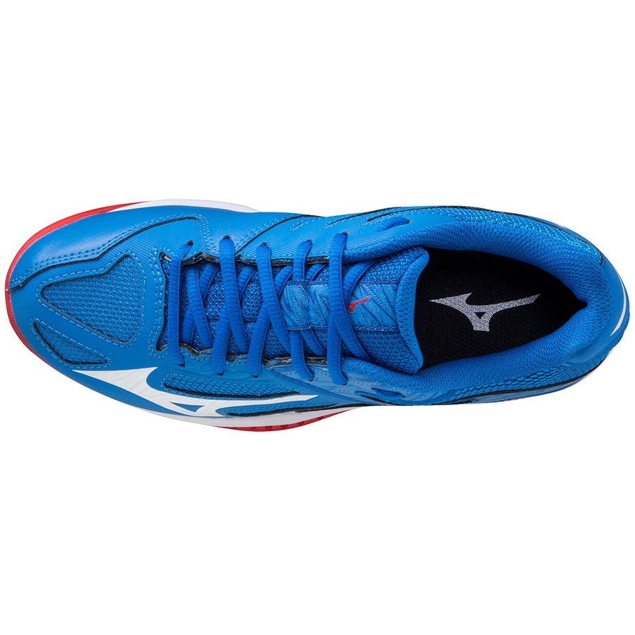 Blue / Red Women's Mizuno Lightning Star Z6 Jr Volleyball Shoes | Philippines-582691