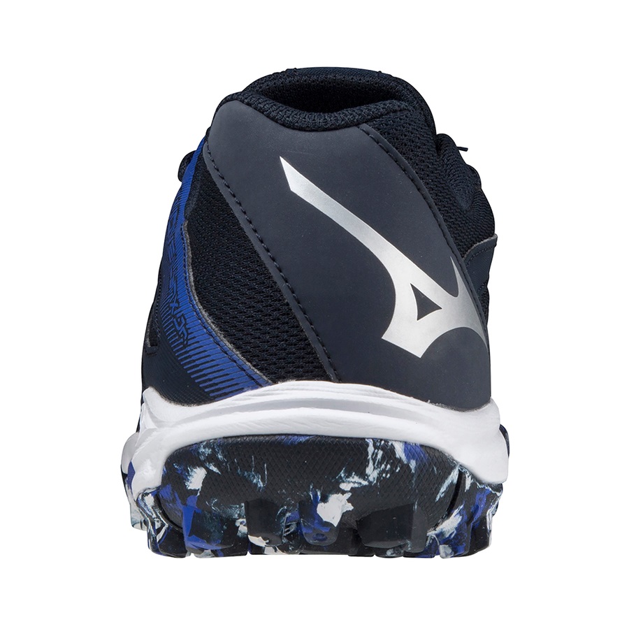 Blue / Red Women's Mizuno Wave Lynx Junior Field Hockey Shoes | Philippines-230785