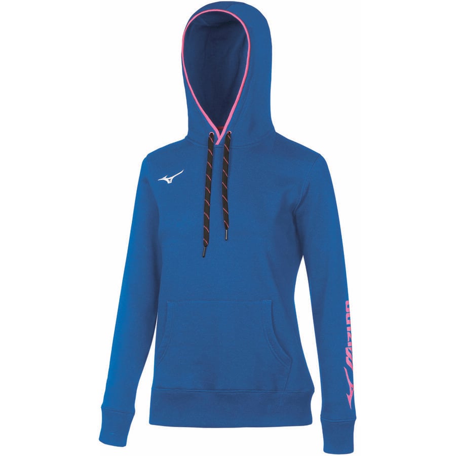 Blue Women\'s Mizuno Wom Sweat Hoodie | Philippines-508271