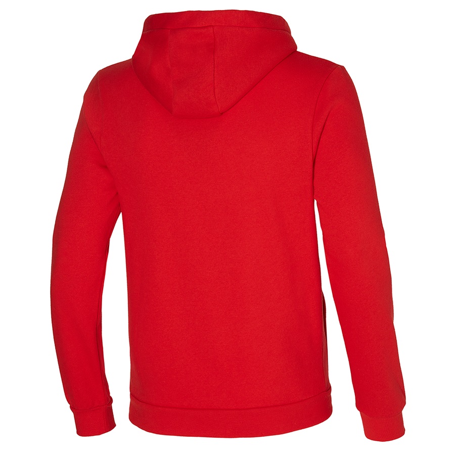 Burgundy Men's Mizuno Mizuno Hoodie | Philippines-274160