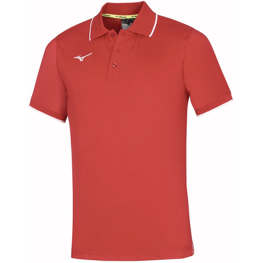 Burgundy Men\'s Mizuno Mizuno Polo Tops | Philippines-812546